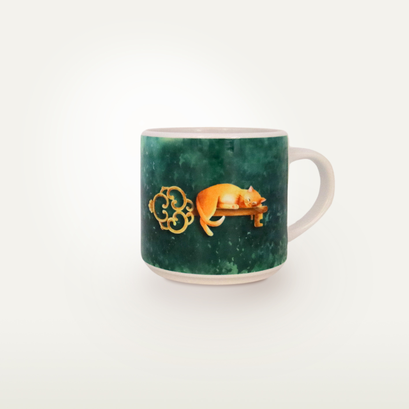 Kubek "Kotek, klucz i drzwi zamknięte" 250 ml - obrazek 3